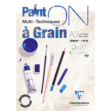 A3 Paint'ON a Grain 20 vellen 250 grams van Clairefonaine