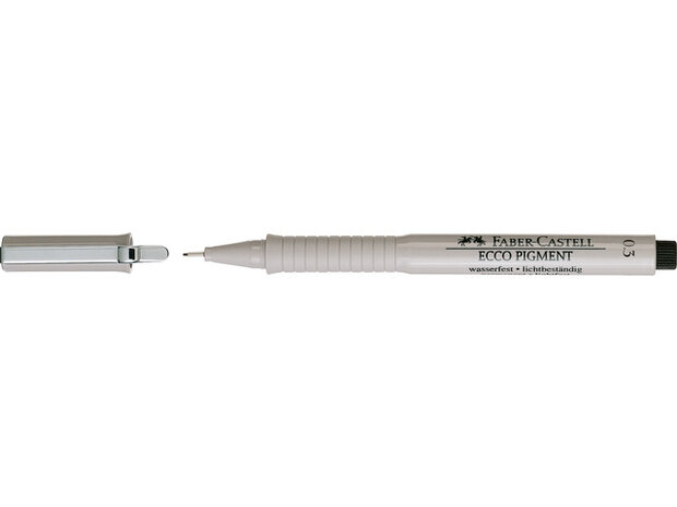 Ecco Pigment tekenpen Faber-Castell (0,3 mm) Zwart