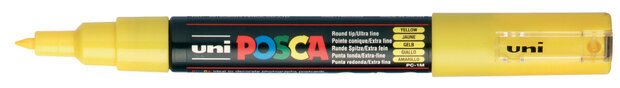 Yellow Conische punt Posca Acrylverf Marker PC1MC Kleur 2