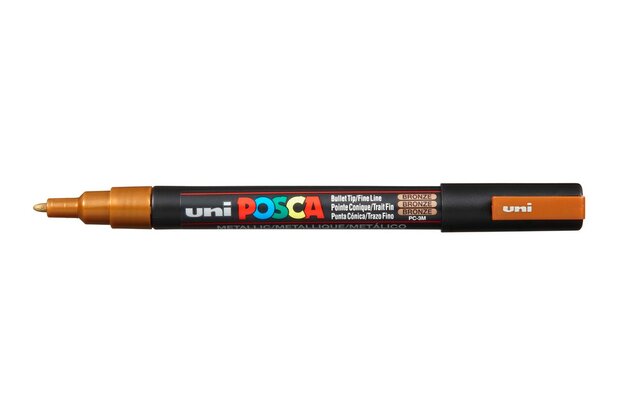 Bronze Conische punt Posca Acrylverf Marker PC3M Kleur 42