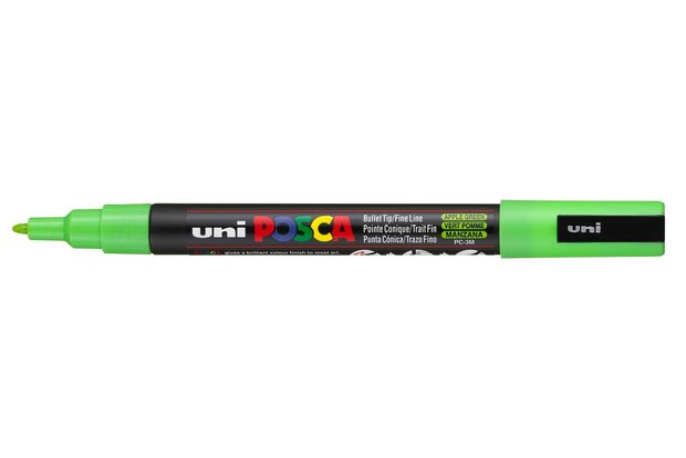 Apple Green Conische punt Posca Acrylverf Marker PC3M Kleur 72