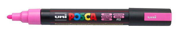 Fluo Pink Conische punt Posca Acrylverf Marker PC5M Kleur F13