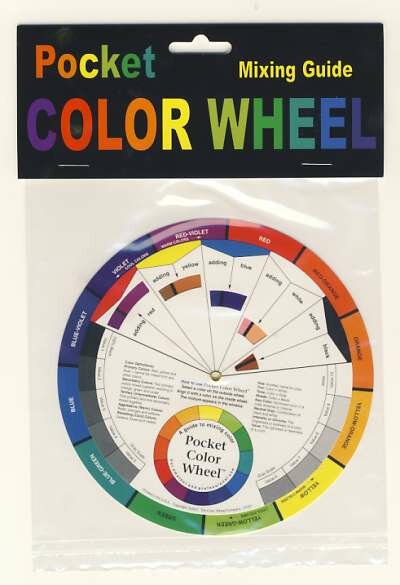 Kleurenwiel /Color Wheel (klein) engelstalig 13cm