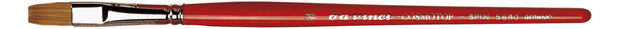 Nr 4 da Vinci CosmoTop Spin Platpenseel voor Aquarelverf met korte steel Serie 5880