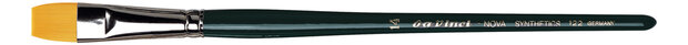 Nr 6 da Vinci Nova Platpenseel voor Aquarelverf met korte steel Serie 122