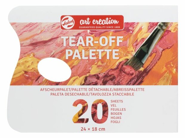Tear-Off Palette / Afscheurpalet Art Creation 18 x 24 cm