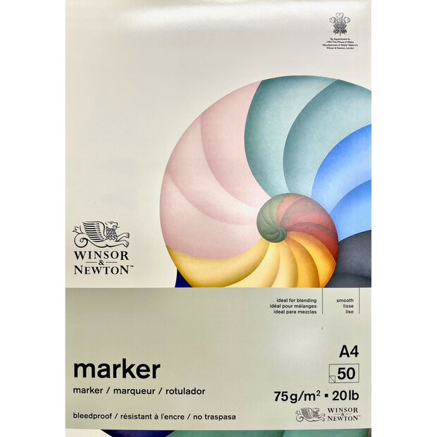 Marker papier Winsor &amp; Newton Bleedproof paper A4
