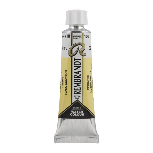 Wit Extra Dekkend (S 1) Rembrandt Aquarelverf 10 ML Kleur 106
