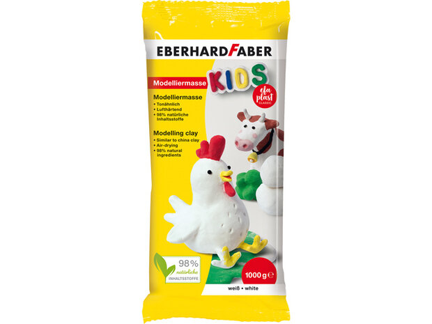Boetseerklei zelfhardend 1 kg in folie Eberhard Faber