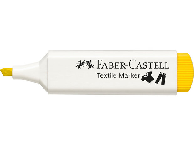 Geel Textielmarker Faber-Castell