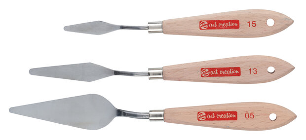 Set met 3 Paletmessen Art Creation