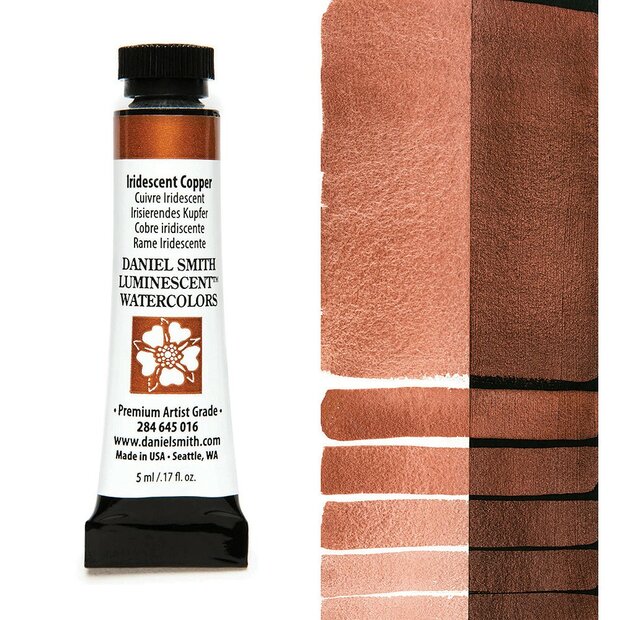 Iridescent Copper (S1) Aquarelverf Daniel Smith (Extra fine Watercolour) 5 ML Kleur 45016