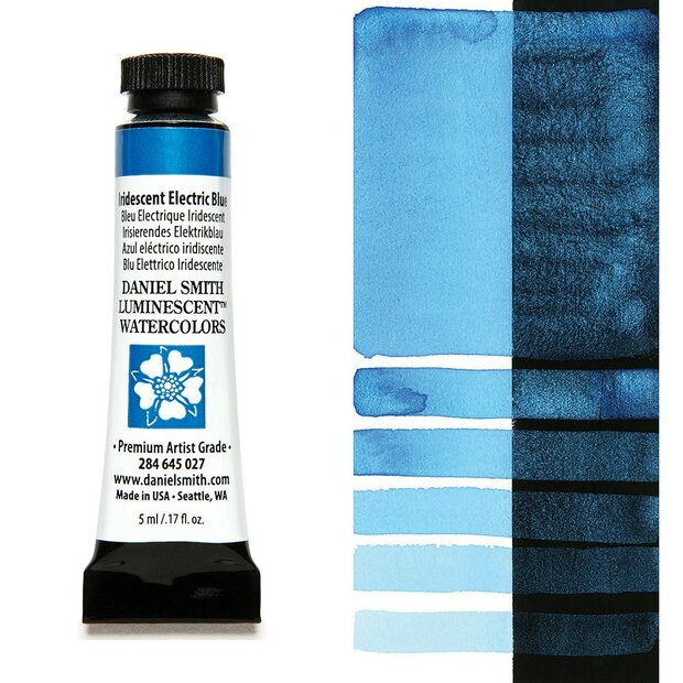Iridescent Electric Blue (S1) Aquarelverf Daniel Smith (Extra fine Watercolour) 5 ML Kleur 45032