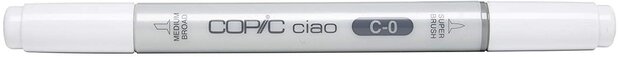 Cool Gray 0 Copic Ciao alchohol inkt marker Kleur C0