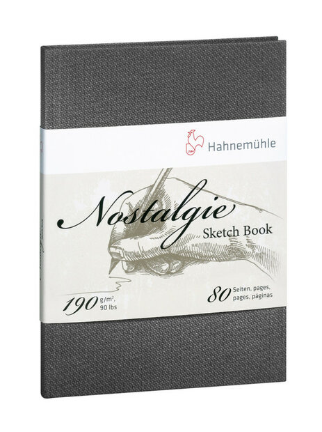 21 x 29,7 cm Tekenboek Nostalgie Portrait Tekenpapier Hahnem&uuml;hle () 40 pagina's 190 grams