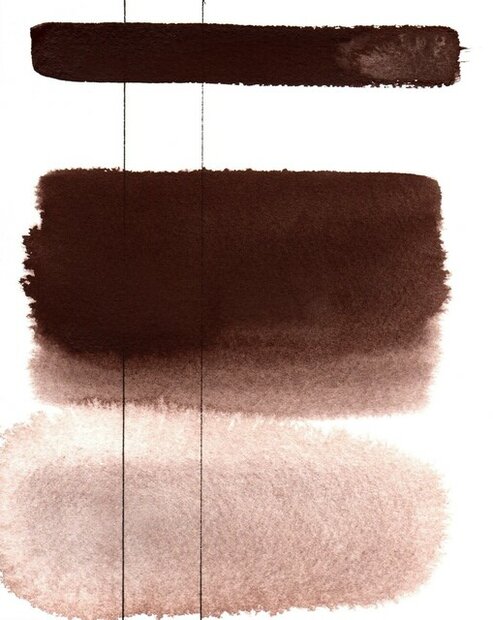 Manganese Brown (PY164) Aquarius Heel napje Aquarelverf van Roman Szmal Kleur 257