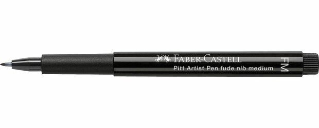 Zwart Pitt Artist Pen Tekenstift (Fude M) FM Kleur 199