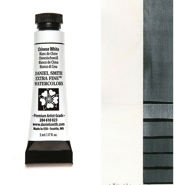 Chinese White (S1) Aquarelverf Daniel Smith (Extra fine Watercolour) 5 ML Kleur 023