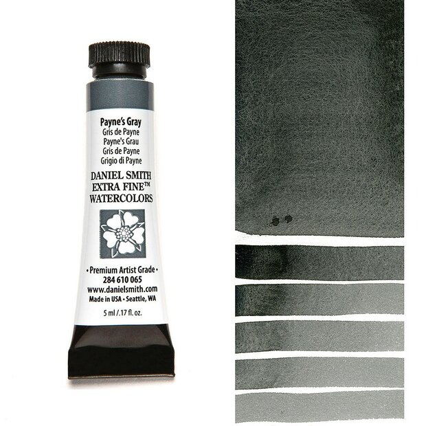 Payne's Gray (S1) Aquarelverf Daniel Smith (Extra fine Watercolour) 5 ML Kleur 065