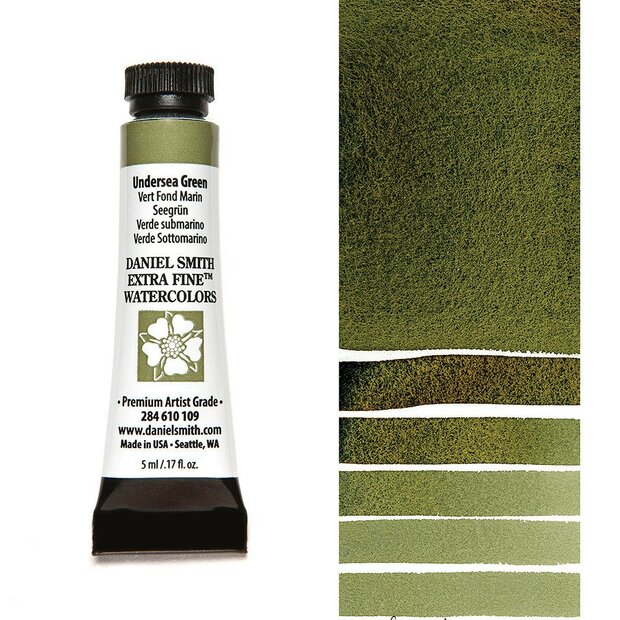 Undersea Green (S1) Aquarelverf Daniel Smith (Extra fine Watercolour) 5 ML Kleur 109