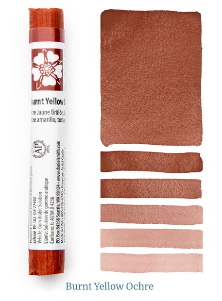 Burnt Yellow Ochre Aquarelverf Daniel Smith (Extra fine Watercolour) Stick Kleur 056