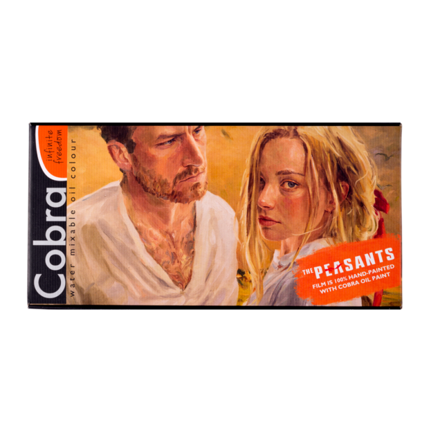 10 x 40 ML 'The Peasants' portrait set Cobra Artist watermengbare olieverf