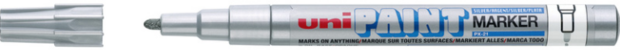 Silver Uni Oil-based Paint Marker 0.8 - 1.2 mm (fijn)