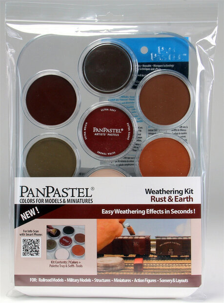 Weathering Rust &amp; Earth set 7 kleuren van PanPastel