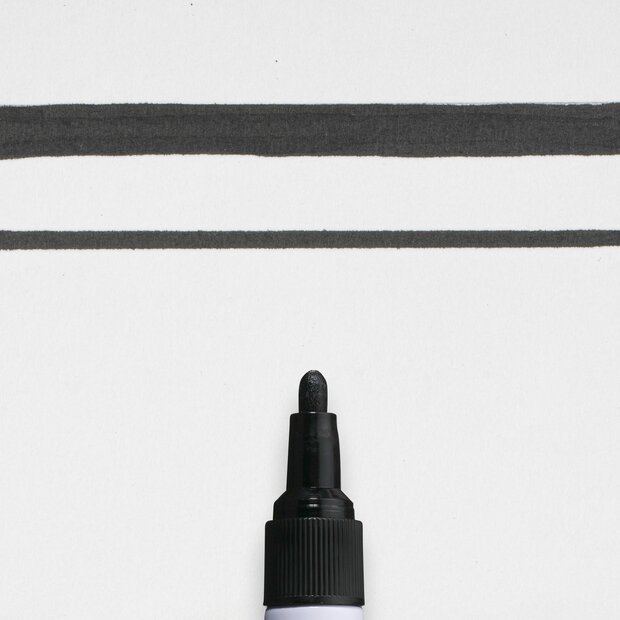 Zwart Sakura Pen-Touch Medium (2 mm)