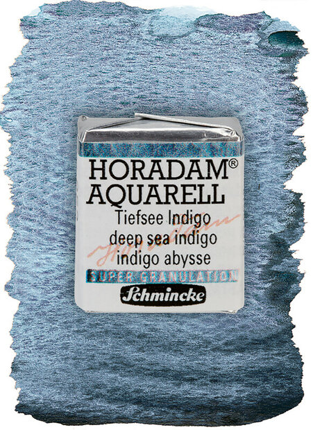 Deep Sea Indigo Horadam Aquarelverf Schmincke (Serie 3) 1/2 napje Kleur 952