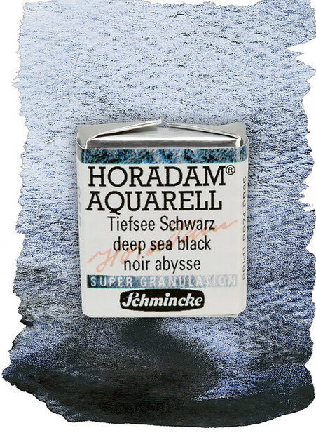 Deep Sea Black Horadam Aquarelverf Schmincke (Serie 3) 1/2 napje Kleur 955