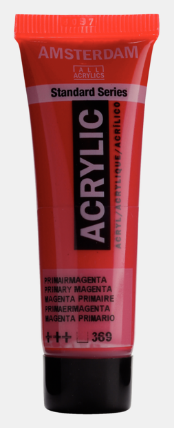 Primair Magenta Amsterdam Standard Series  Acrylverf 20 ML Kleur 369