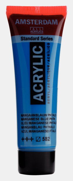 Mangaanblauw Phthalo Amsterdam Standard Series  Acrylverf 20 ML Kleur 582