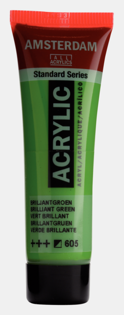 Briljantgroen Amsterdam Standard Series Acrylverf 20 ML Kleur 605