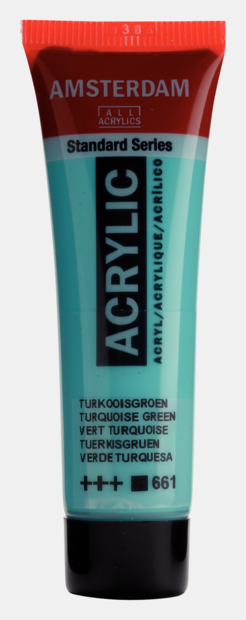 Turkooisgroen Amsterdam Standard Series  Acrylverf 20 ML Kleur 661
