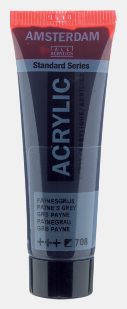 Paynesgrijs Amsterdam Standard Series  Acrylverf 20 ML Kleur 708
