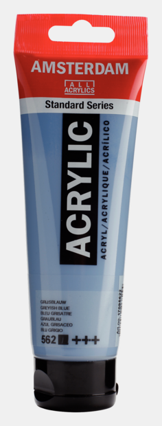 Grijsblauw Amsterdam Standard Series  Acrylverf 120 ML Kleur 562