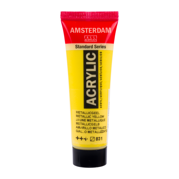 Metallic Geel Amsterdam Standard Series Specialties Acrylverf 20 ML Kleur 831