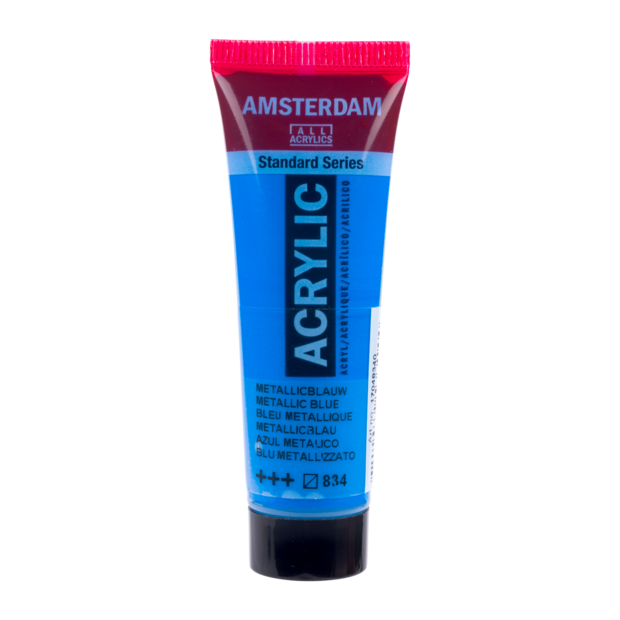 Metallic Blauw Amsterdam Standard Series Specialties Acrylverf 20 ML Kleur 834