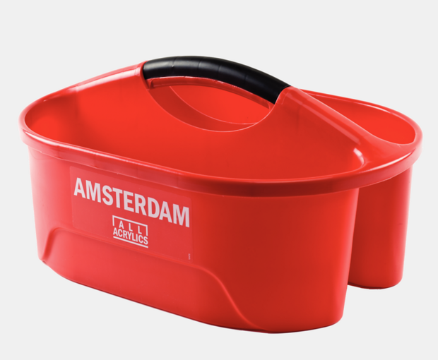 Rode kunststof draagbak 'Amsterdam'