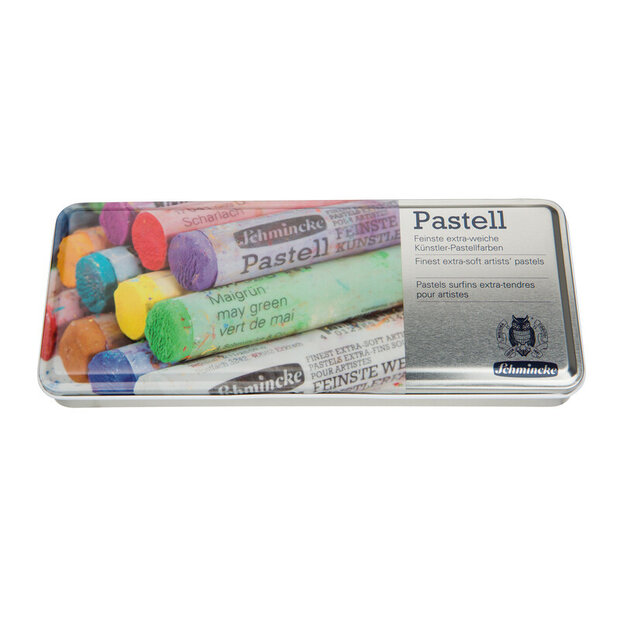 Schmincke Lege metalen kistje voor 11 Soft pastels 