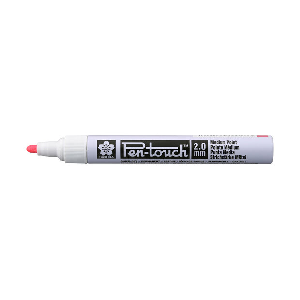 Fluorescerend Rood Sakura Pen-Touch Medium M / 2,0 mm Kleur 319