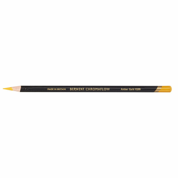 Amber Gold Chromaflow potlood / pencil van Derwent Kleur 020