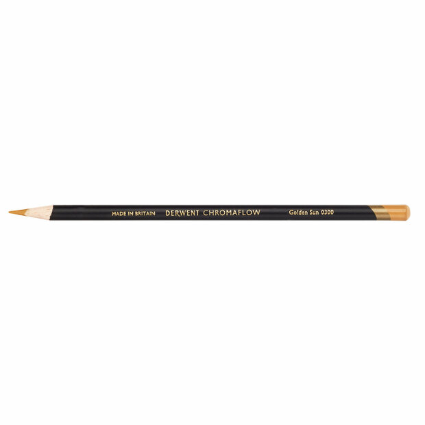 Golden Sun Chromaflow potlood / pencil van Derwent Kleur 030