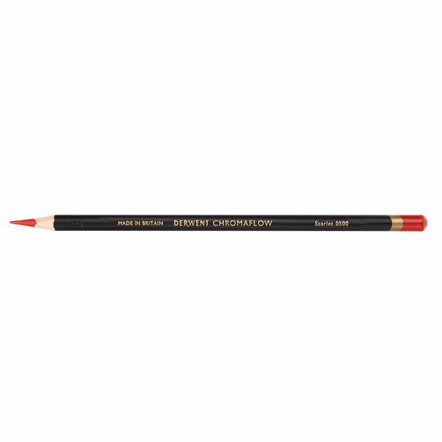 Scarlet Chromaflow potlood / pencil van Derwent Kleur 050