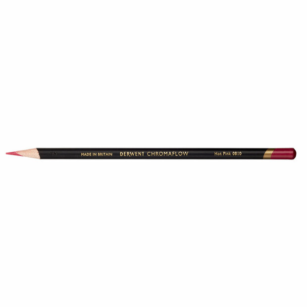 Hot Pink Chromaflow potlood / pencil van Derwent Kleur 081