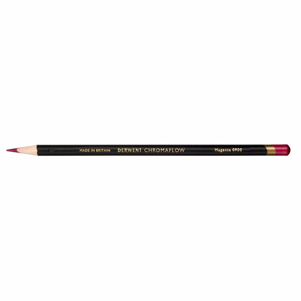 Magenta Chromaflow potlood / pencil van Derwent Kleur 090