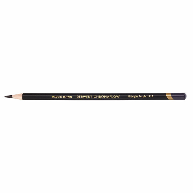 Midnight Purple Chromaflow potlood / pencil van Derwent Kleur 111
