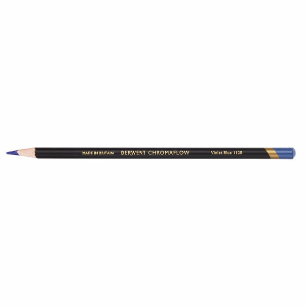 Violet Blue Chromaflow potlood / pencil van Derwent Kleur 112