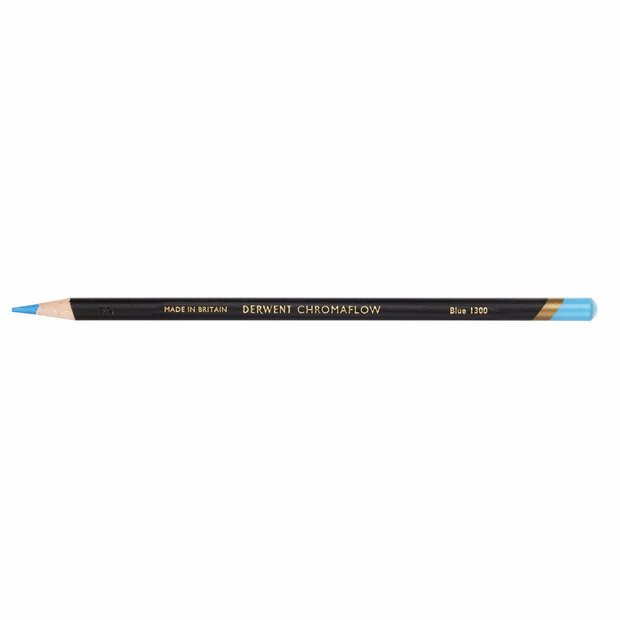 Blue Chromaflow potlood / pencil van Derwent Kleur 130